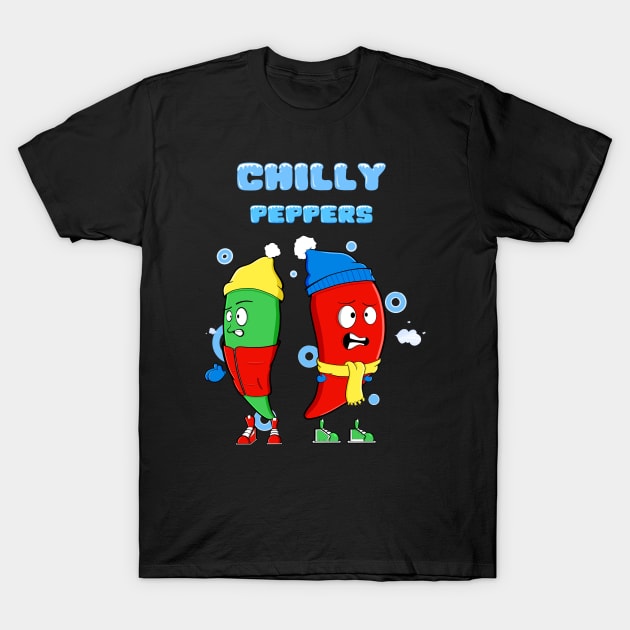 Chilly Peppers T-Shirt by Art by Nabes